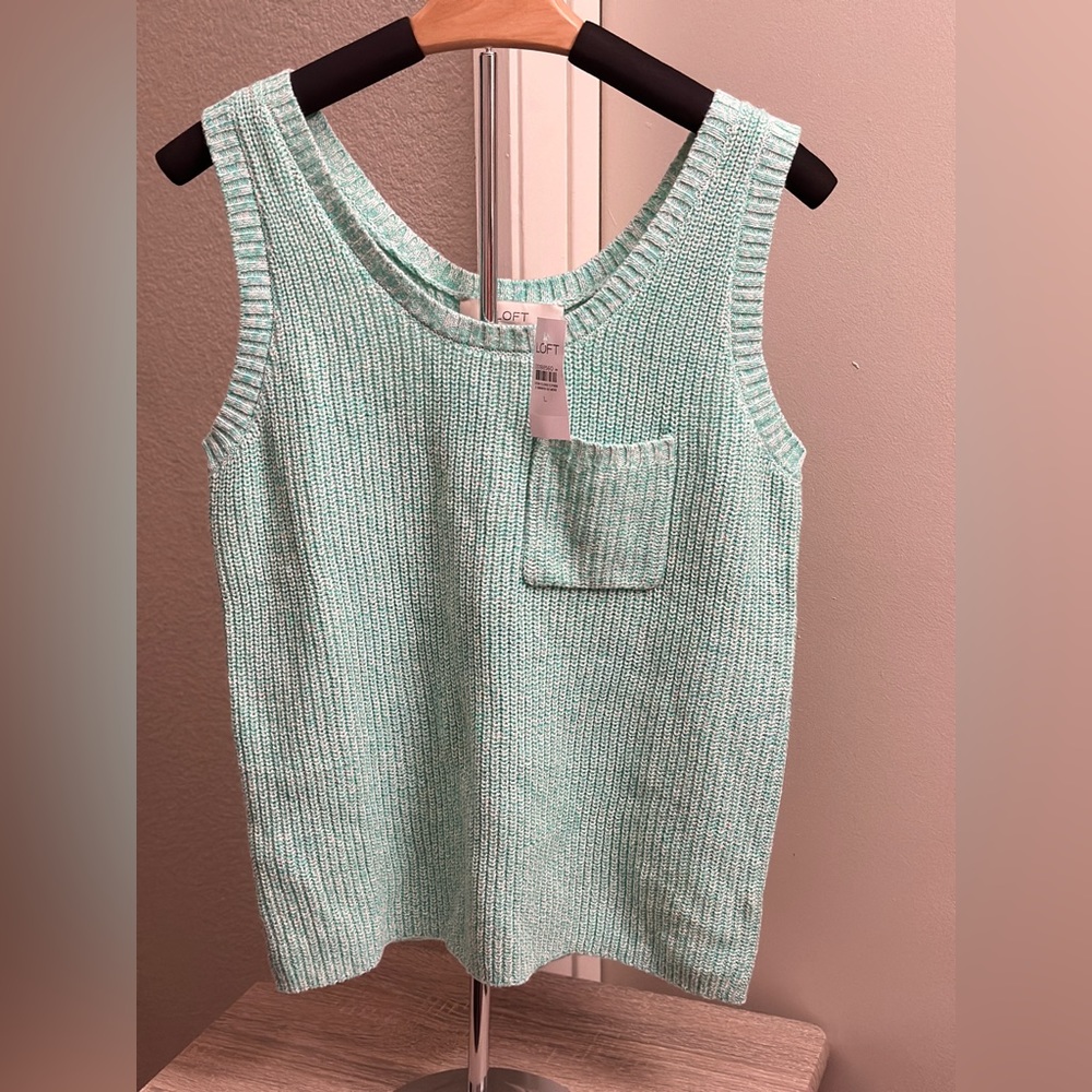 LOFT - WOMEN RIBBED SWEATER TANK